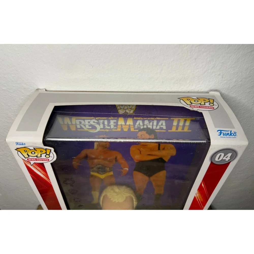 Funko Pop! WWE Covers Hulk Hogan WrestleMania III Vinyl Figure